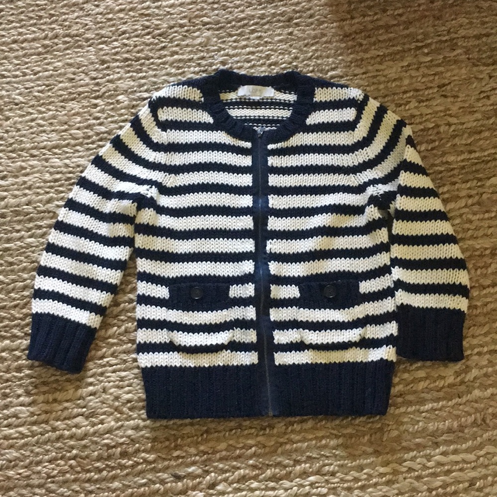 Knitted cardigan, like new, 100% cotton
